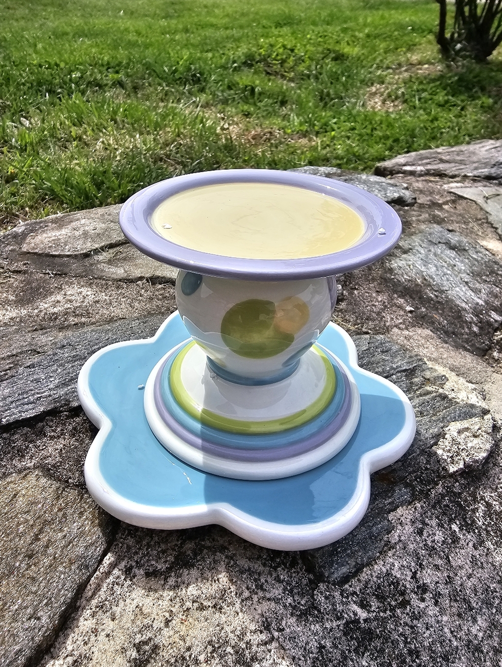 PartyLite Lively Pillar Holder Set Retired P16B/P8564